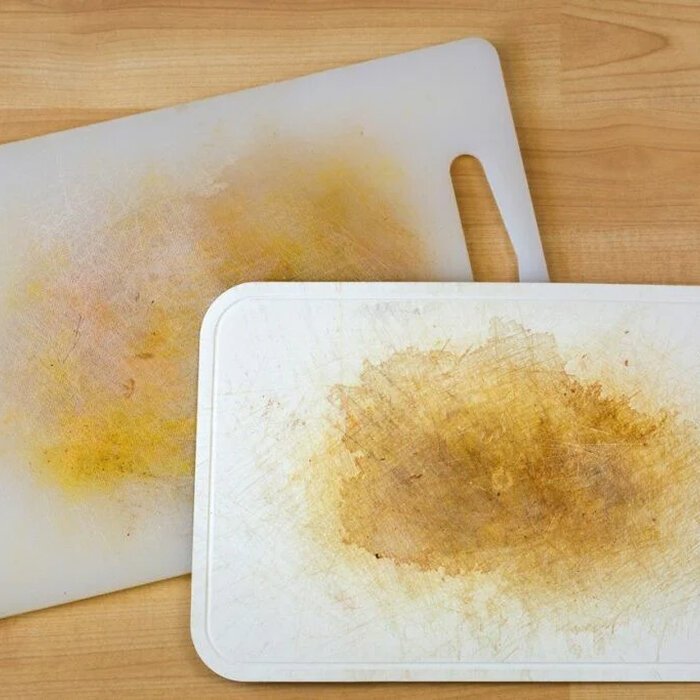 Herkömmliches Schneidebrett aus Kunststoff
